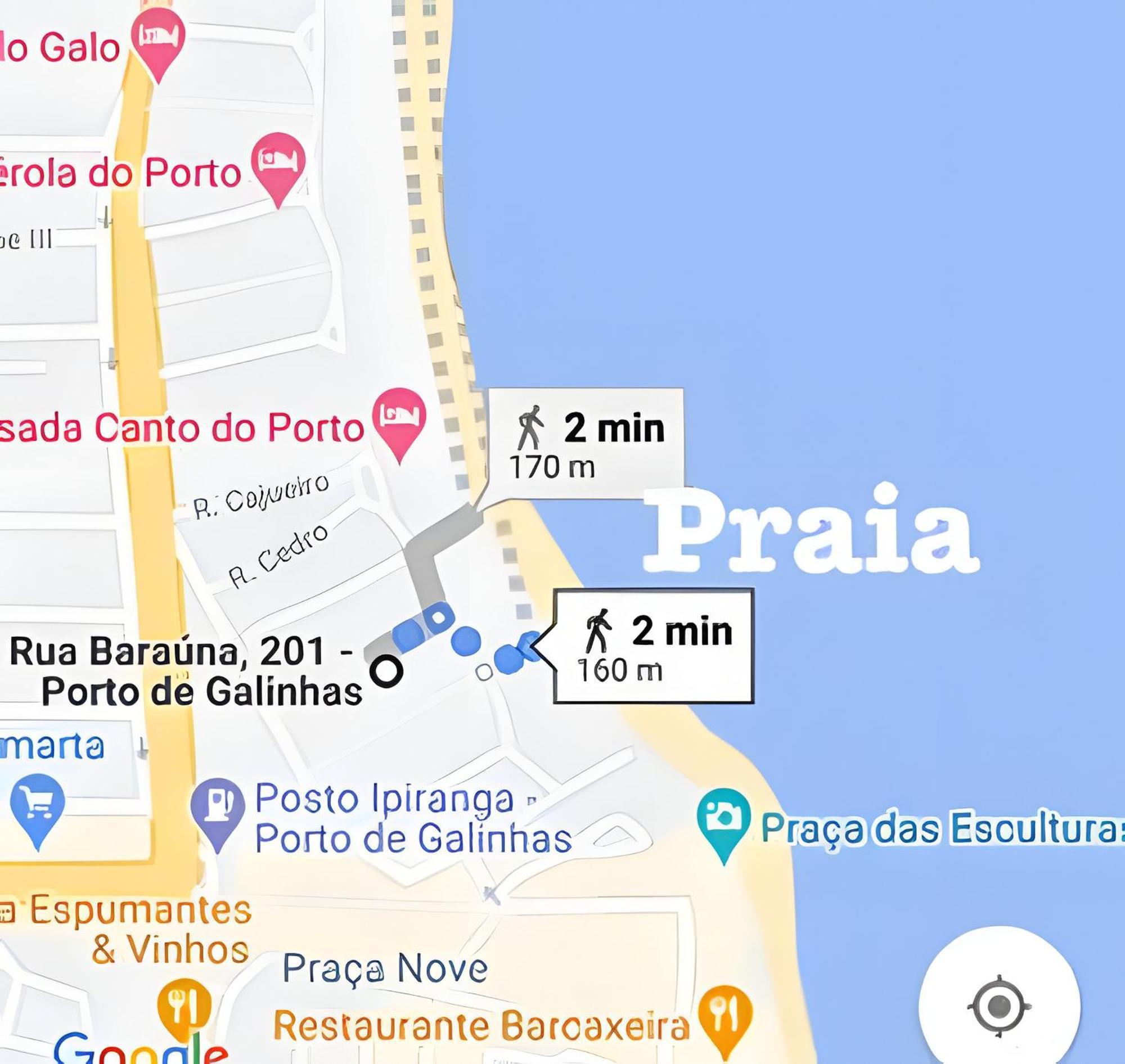 Apartamento Com 2 Quartos A 50 Metros Da Praia ปอร์โต จิ กาลินญาส ภายนอก รูปภาพ